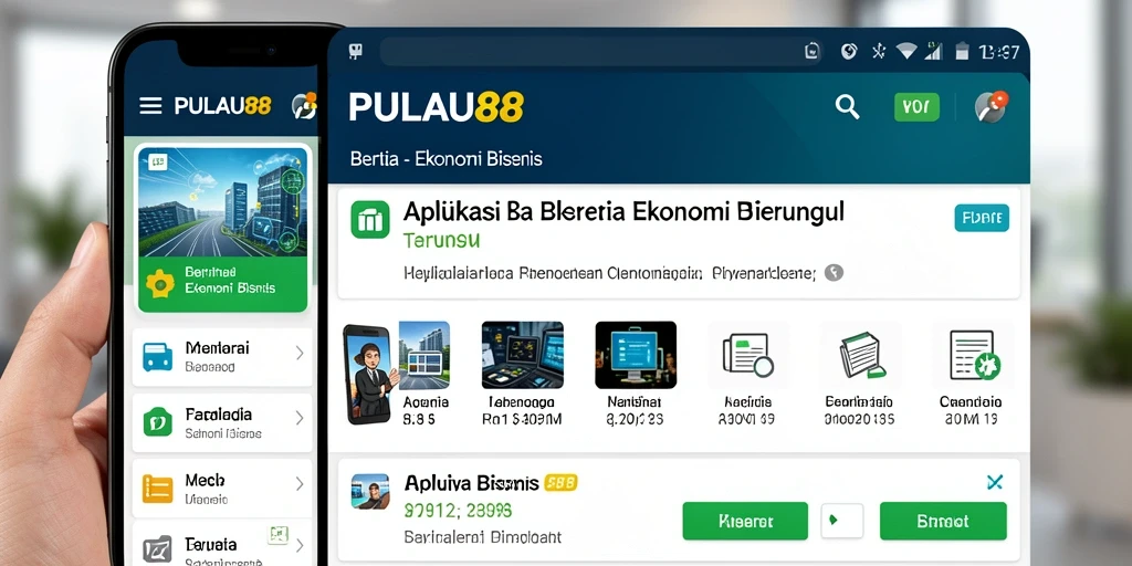 Tampilan antarmuka PULAU88 yang modern dan informatif.